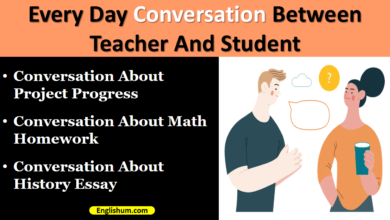 Daily Use Conversation Between Teacher And Students || On Different Topics