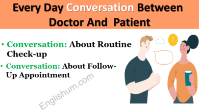 Daily Use Conversation Between Doctor And Patient || Different Topics