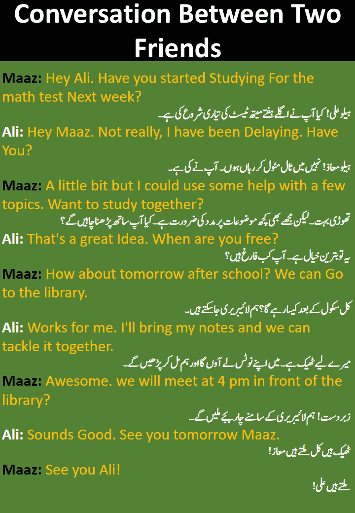 Daily Use Conversation Between Two Friends || On Different Topics