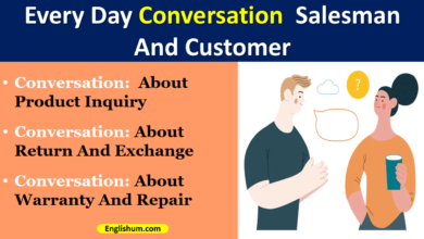 Daily Use Conversation Between Salesman And Customer || Different Topics